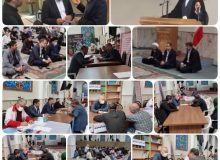 میزخدمت بنیاد شهید و امور ایثارگران در نمازجمعه شهرستان چهارباغ
