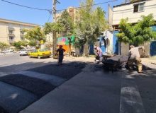 ایجاد سرعتکاه آسفالتی در بلوار گلستان