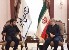 دیدار رئیس فدراسیون کشتی با استاندار البرز