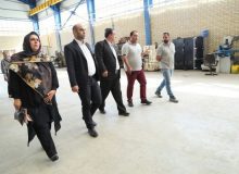 بازدید اعضای کمیسیون گردشگری و اقتصاد هنر اتاق بازرگانی البرز از ۵ واحد تولیدی در شهرک صنعتی کوثر