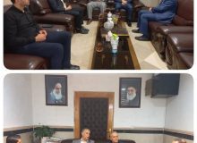 حضور روسای دستگاه قضایی شهرستان در دفتر فرماندار شهرستان چهارباغ