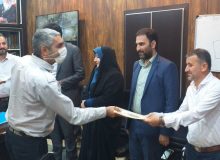 تجلیل از کارمندان شهرداری طالقان