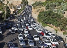 ترافیک در محور کرج – چالوس سنگین شد