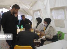 استقرار ۲۲۳ نفر از بسیج جامعه پزشکی البرز در مراسم پیاده روی اربعین