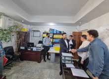 بازدید شهردار شهر جدید مهستان از کلیه واحدهای شهرداری