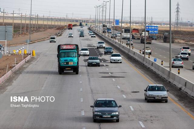 بخشی از آزاد راه کرج-قزوین مسدود می‌شود