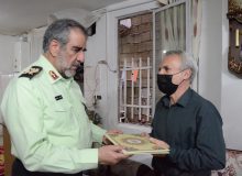 دیدار فرمانده انتظامی استان البرز با جانباز “بیژن صیدی”