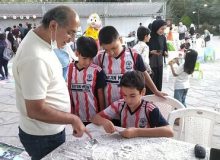 ایستگاه شهروندی دفتر خدمات توسعه محله اخترآباد در بوستان هامون برپا شد
