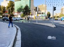 احداث لاین کندرو و گردش‌به‌راست در چهارراه مصباح