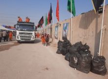 خدمت‌رسانی سازمان مدیریت پسماند به زائرین شهرهای نجف و کربلا