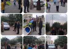 حضور میدانی فرماندار در پارک شهر چهارباغ