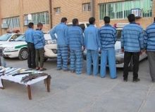 دستگیری ۱۶ اوباش و مواد فروش در منطقه “اسلام آباد” کرج
