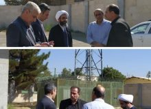 بازدید از محل استقرار اداره مخابرات شهرستان چهارباغ