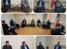 دیدار شهردار و اعضای شورای اسلامی شهر با امام جمعه شهر جدید مهستان