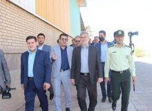 دیدار استاندار البرز از محل احداث کلانتری در شهرک صنعتی اشتهارد