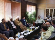 دیدار اعضای شورای تامین شهرستان اشتهارد با فرمانده انتظامی استان البرز