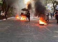 نمونه اقلام ضبط شده از آشوب گران اخیر در استان البرز