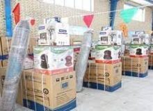 اهدای ۱۴۰ سری جهیزیه به نوعروسان موردحمایت البرزی