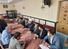 برپایی میز خدمت در مصلی نماز جمعه شهرجدید مهستان