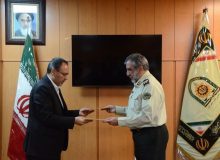 انعقاد تفاهم نامه ارتقاء همکاری مشترک فرماندهی انتظامی و صدا و سیما استان البرز