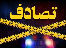 وقوع حادثه رانندگی بین تاکسی و خاور