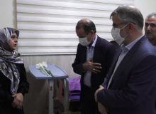 عیادت استاندار البرز از آسیب دیدگان اغتشاشات اخیر در کرج+عکس