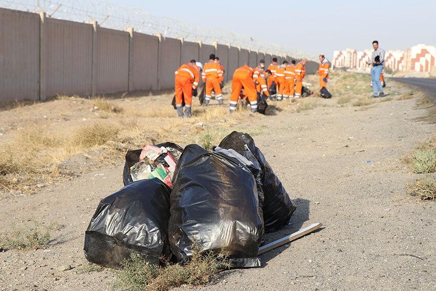 ۱۰ کیلومتر مسیر حمل زباله در البرز پاکسازی شد