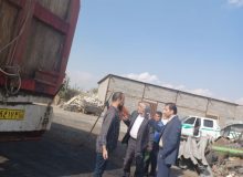پایش ایستگاههای انتقال پسماند شهرستان فردیس