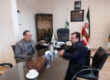 دیدار مدیرعامل شهرک صنعتی سپهر با سرپرست اداره حفاظت محیط زیست شهرستان نظرآباد