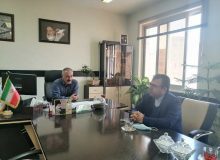 دیدار سرپرست اداره حفاظت محیط زیست شهرستان نظرآباد با رئیس شبکه بهداشت نظرآباد