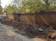 آغاز عملیات جدول‌گذاری و زیرسازی آسفالت خیابان گلستان سرحدآباد