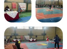 برگزاری مسابقه تکواندو کیوروگی (مبارزه) قهرمانی بانوان شهرستان ساوجبلاغ