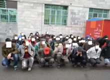 جمع آوری ۱۳۵معتاد متجاهر درکرج