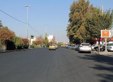 روکش مکانیزه آسفالت بلوار مدرس (خلج آباد) به پایان رسید