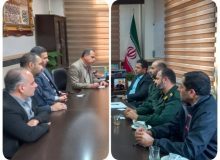 جلسه قرارگاه بسیج سازندگی شهرستان چهارباغ