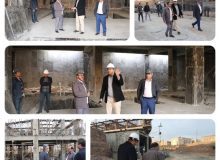 بازدید میدانی علی حدادی  نماینده مردم در مجلس شورای اسلامی از پروژه درمانی شهرجدید مهستان