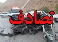 تصادف زنجیره ای در آزادراه کرج-قزوین