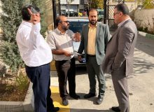 بازدید معاون فرماندار کرج و مدیرکل اجتماعی استانداری از سالن چند منظوره شهید محسن فخری زاده
