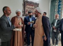 دیدار جمعی از مسئولین اشتهارد با جانبازان والامقام «رضا شاه بختی» و «یوسف حق پرست»