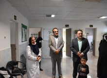 بازدید رئیس دانشگاه از مرکز جامع سلامت شهید عنبری