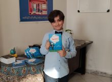برگزاری مراسم رونمایی از کتاب نوجوان ۸ ساله کرجی