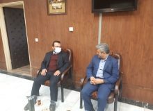 دیدار سرپرست اداره حفاظت محیط زیست شهرستان نظرآباد با رئیس دادگستری شهرستان