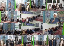 برپایی میز خدمت  و تودیع و معارفه امام جماعت مسجد جامع صاحب الزمان (عج) شهر #گلسار