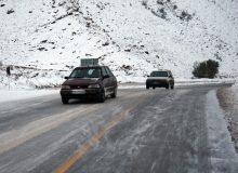 بارش برف و ضرورت احتیاط رانندگان در راه های البرز
