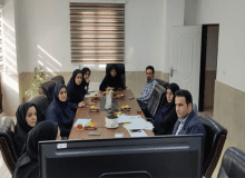 جلسه شورای راهبری مدیریت کانون استان البرز با حضور کارشناسان سارمان مدیریت استان