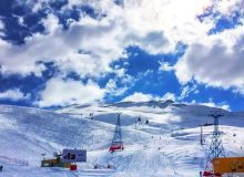 چراغ قطب گردشگری جاده چالوس، پیست برفی دیزین روشن شود