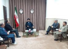 دیدار فرماندار نظرآباد، معاونین جدید فرمانداری و سرپرست جدید بخشداری تنکمان با امام جمعه