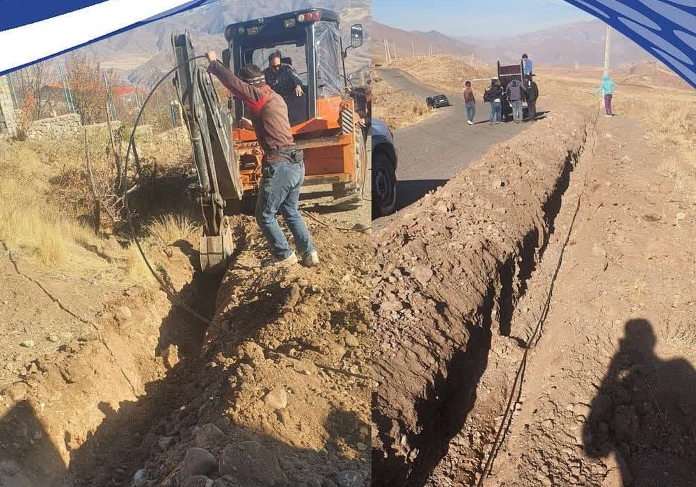 اتمام عملیات فیبرکشی روستای سنگبن از توابع شهرستان طالقان به طول دو و نیم کیلومتر