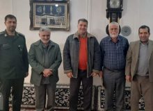 دیدار مسئولان شهرستان اشتهارد با جانباز سرافراز «محمد اسمعیل محمودی»