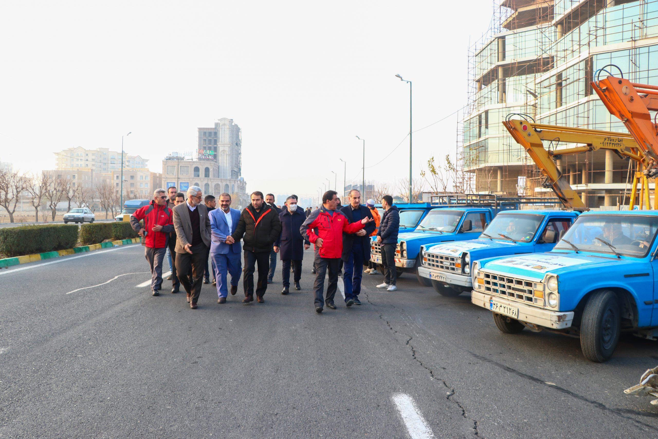 مانور عملیاتی زمستانه شهرداری فردیس برگزار شد